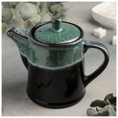 Чайник 10,5 см, h 14,5 см, 500 мл "Verde notte" 4733582 Хорекс
