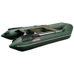 Надувная лодка HUNTERBOAT Хантер 290 ЛК зеленый