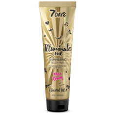 Молочко для тела 7DAYS Мерцающее Illuminate me Miss Crazy, 150 мл