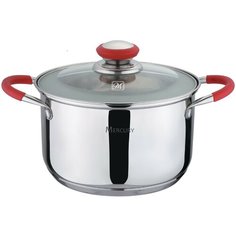 Кастрюля из нержавеющей стали с крышкой Mercury, 2,5 л, арт. RR1738918