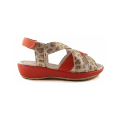 Босоножки Flamingo размер 34, красный/желтый