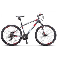Велосипед Stels Navigator 590 MD 26 K010 (2020) 18 бордовый/салатовый (требует финальной сборки)