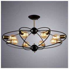 Люстра на штанге Arte Lamp Glasgow A1963PL-8BK