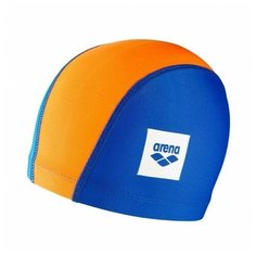 Шапочка для плавания детская Arena Unix II Jr арт.02384101 СИНЕ-ОРАНЖЕВЫЙ, полиамид/эластан, 3 панели
