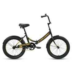Велосипед Forward Arsenal X 20 (2021) черный/золотой (требует финальной сборки)