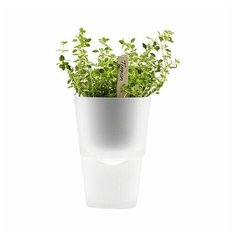 Горшок для растений с функцией самополива 11 см матовое стекло Eva Solo