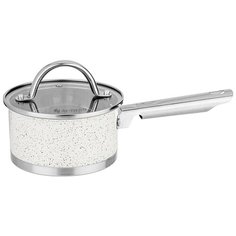 Ковш со стеклянной крышкой, нерж.сталь 1,0л Agness (937-332)