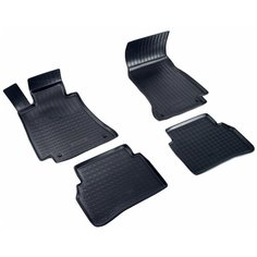 Комплект ковриков салона NorPlast NPA10-C56-192 для Mercedes-Benz C-klasse 4 шт. черный