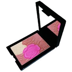 POSH Минеральные румяна + хайлайтер + контуринг 1, бежево-розовый