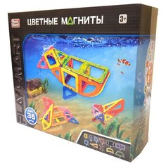 Конструктор Play Smart Цветные магниты 2466