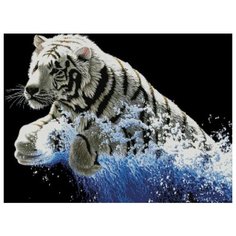 Набор для вышивания 3D "Белый тигр" Белоснежка