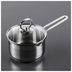 Ковш 1 л стекл. крышка "Лотос Классика" 2707300 КУХАР