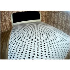 Простыня бязь пл.120гр/м. кошачий интерьер простыня 1,5 сп. детская расцветка Iv Selena