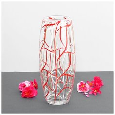 Ваза "Блеф" овал d-7х10х26 см 2671013 Сима ленд