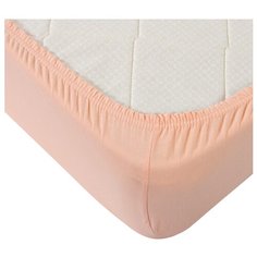 Baby OLTEX простынь трикотажная на резинке 60x120 персиковый
