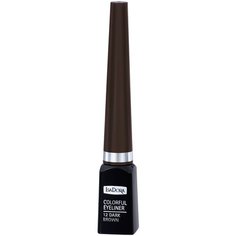 IsaDora Подводка для век Colorful Eyeliner, оттенок 12 dark brown