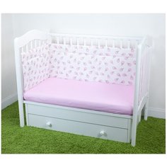 Magic City бортик Розовый десерт 30x60 белый/розовый