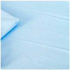 Cloud factory простыня на резинке Plain 125х65 см голубой