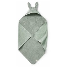 Elodie Полотенце с капюшоном Bunny банное 80х80 см mineral green