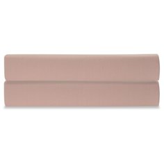 Простыня из сатина цвета пыльной розы из коллекции Essential, 180х270 см Tkano