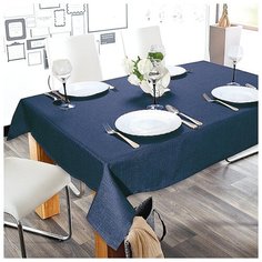 Скатерть Nadzejka "Анита", синий, 120*150 см