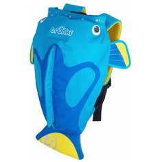 Рюкзак для мокрых вещей trunki Коралловая рыбка Tang the Tropical Fish - Medium PaddlePak, голубой