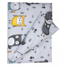 ВОМБАТИК Classic Collection Совята Пододеяльник 142х112 на молнии
