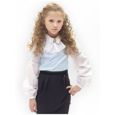 Блузка Nota Bene размер 152, голубой