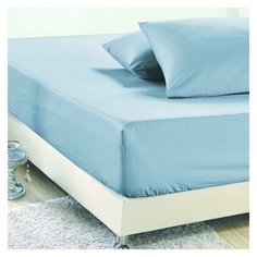 Простыня "Василёк", Сатин, На резинке, 160x200 см Crazy Town