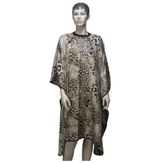 Пеньюар для стрижки "Леопард", полиэстер, 145x160 см, на крючках Dewal