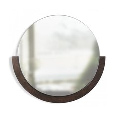 Зеркало настенное Umbra Mira D57 см темное дерево (358778-746)