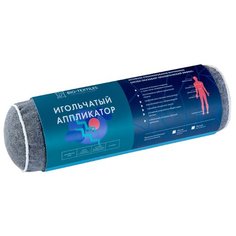 Подушка Валик массажная BIO-TEXTILES "Аппликаторы Кузнецова" с лузгой гречихи 40*10