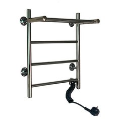 Полотенцесушитель электрический INDIGO Line с полкой 50/40 провод справа, с возможностью скрытого подключения