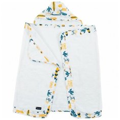 BEBE AU LAIT Полотенце с капюшоном Surf банное 70х127 см белый