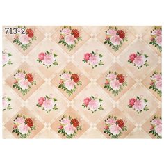 КЛЕЕНКА ПВХ ОСНОВА ТКАНЬ 125 СМ РУЛОН 25 М (1) "ЭТЮД" 713/2 (БЕЖЕВЫЙ) КОЛОРИТ