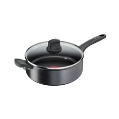 Сотейник Tefal Ultimate, 26 см, с крышкой, черный