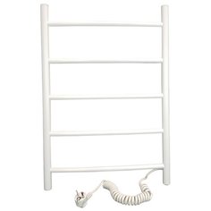 Полотенцесушитель Arc (electro) 60/40, белый матовый, скрытый провод справа Indigo