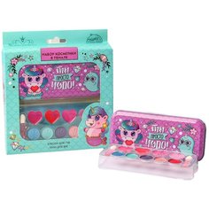 Подарочный набор детских теней и блесков для губ "Ты просто чудо!" 4979331 Выбражулька