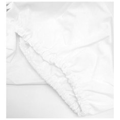 Простыня для кровати Italbaby Oval на резинке, белая