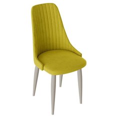 Стул «Франк» (конус) исп. 2 ДП2-30 Капучино матовый / Желтый Triya
