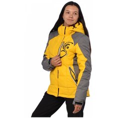 Пуховик женский THINK PACE 15010 (Желтый 3007/52)