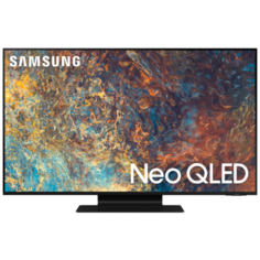 Телевизор QLED Samsung QE50QN90AAU 49.5" (2021), черный титан