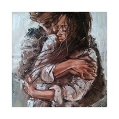 Картина по номерам Paintboy на подрамнике Влюбленные 40х50 PK41023