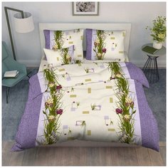 Постельное белье бязь василиса ирисы 1,5 спальное