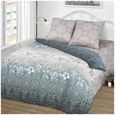 Постельное белье бязь артдизайн изабелла 2-х спальное с евро простыней Iv Selena