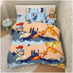 Детское постельное белье бязь василиса храбрый рыцарь 1,5 спальное детские расцветки