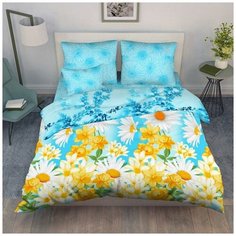 Постельное белье бязь василиса чистая лазурь Семейное