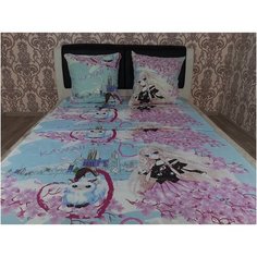 Детское постельное белье бязь аниме вид 1 1,5 спальное детские расцветки Iv Selena