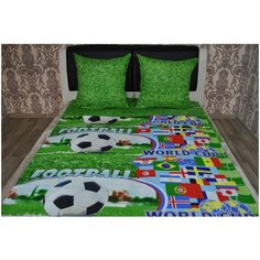 Детское постельное белье бязь артдизайн спорт 1,5 спальное детские расцветки Iv Selena
