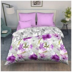 Постельное белье бязь василиса лиловая дымка Семейное